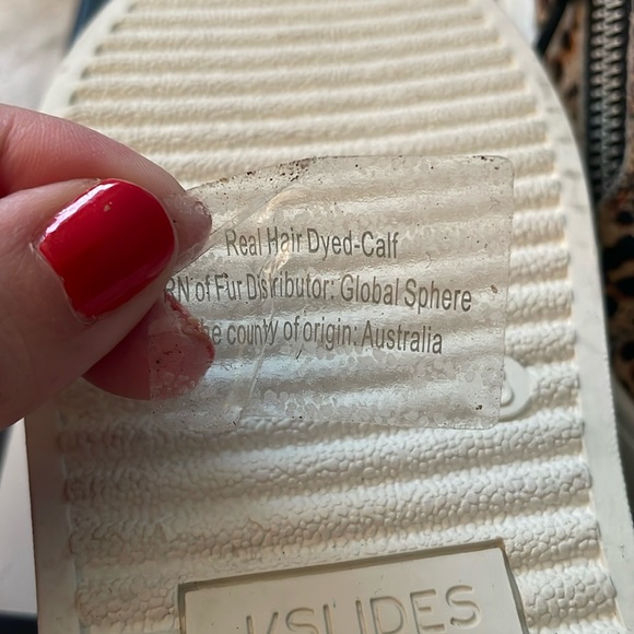 J/SLIDES HARLING Leopard Pony Leather Sneakers - Picture 10 of 10